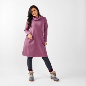 Maggie's Organics cowl neck dress